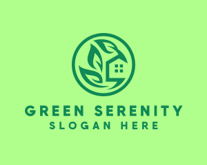 Eco Green Home logo design