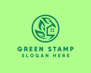 Eco Green Home logo design