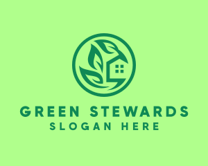 Eco Green Home logo design