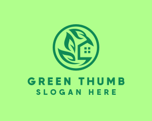 Eco Green Home logo design