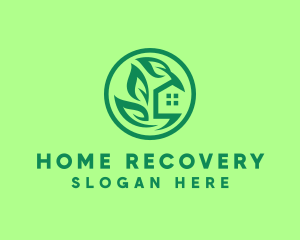 Eco Green Home logo design