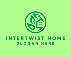 Eco Green Home logo design