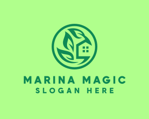 Eco Green Home logo design