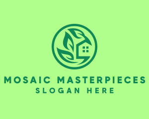 Eco Green Home logo design