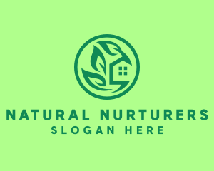 Eco Green Home logo design