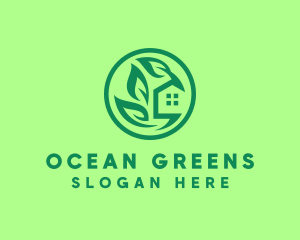 Eco Green Home logo design