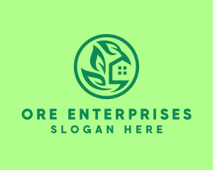 Eco Green Home logo design