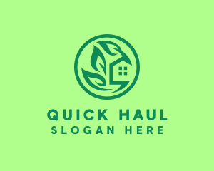 Eco Green Home logo design