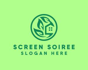 Eco Green Home logo design