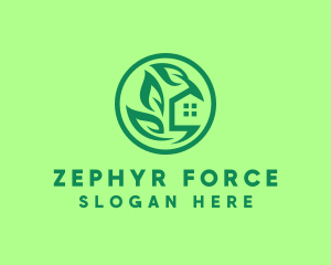 Eco Green Home logo design