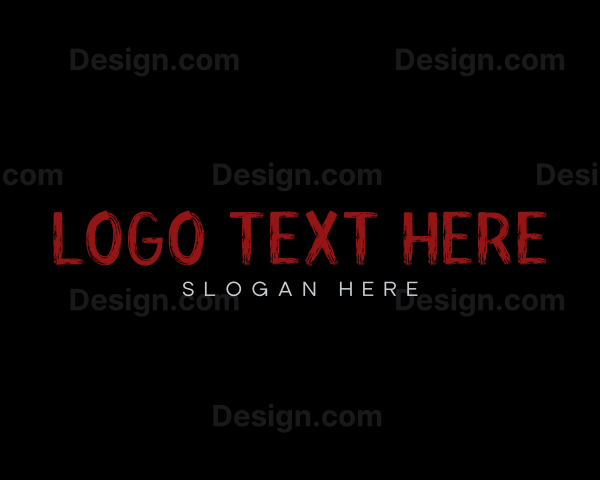 Textured Urban Wordmark Logo