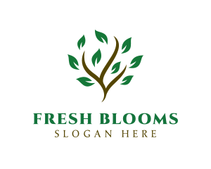 Natural Tree Farm logo design