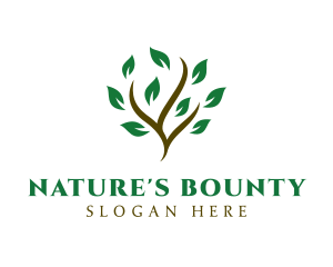 Natural Tree Farm logo design