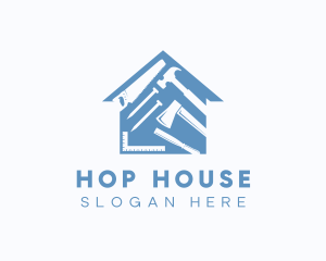 House Construction Tools logo design