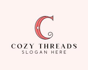 Stylish Boutique Letter C logo design