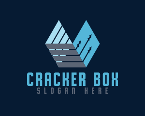 Arrow Box Delivery logo design