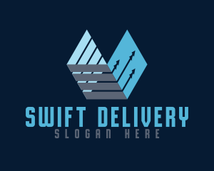 Arrow Box Delivery logo design