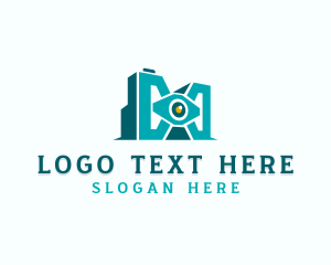 Geometric Camera Photography Logo