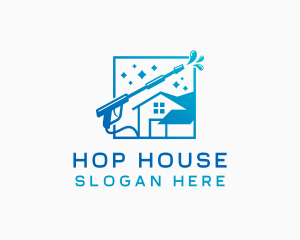 Power Wash Clean House logo design