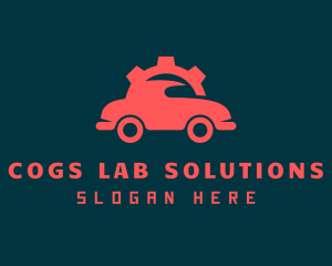 Red Cog Automobile logo design