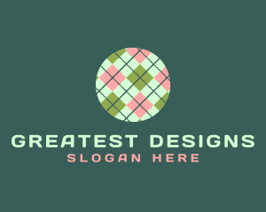 Fabric Textile Pattern  logo design