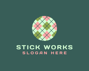 Fabric Textile Pattern  logo design