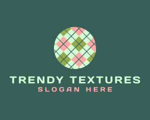 Fabric Textile Pattern  logo design