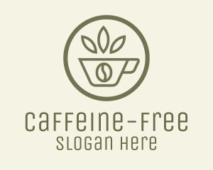 Coffee Bean Leaves logo design