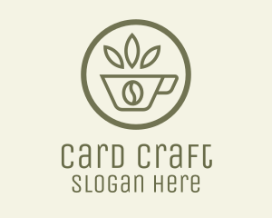 Coffee Bean Leaves logo design