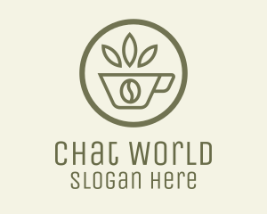 Coffee Bean Leaves logo design