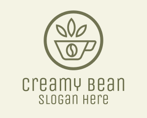 Coffee Bean Leaves logo design