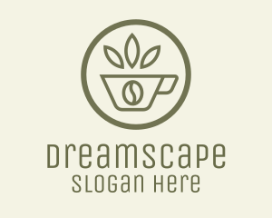 Coffee Bean Leaves logo design