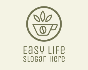 Coffee Bean Leaves logo design