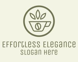 Coffee Bean Leaves logo design