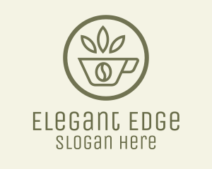 Coffee Bean Leaves logo design