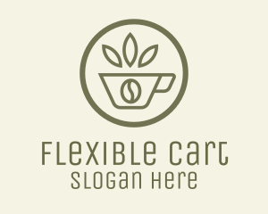 Coffee Bean Leaves logo design