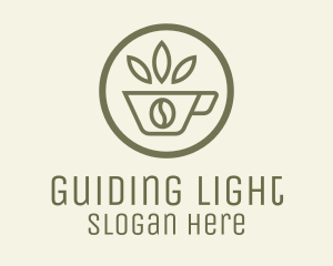 Coffee Bean Leaves logo design