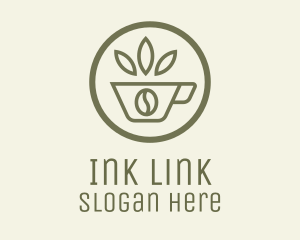 Coffee Bean Leaves logo design