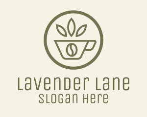 Coffee Bean Leaves logo design