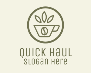 Coffee Bean Leaves logo design