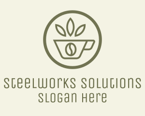 Coffee Bean Leaves logo design