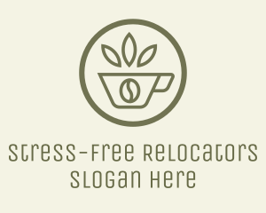 Coffee Bean Leaves logo design