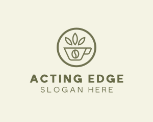 Coffee Bean Leaves logo design