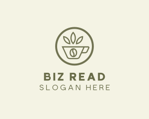 Coffee Bean Leaves logo design