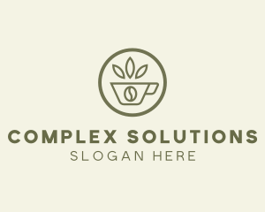 Coffee Bean Leaves logo design