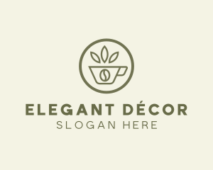 Coffee Bean Leaves logo design