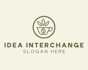 Coffee Bean Leaves logo design