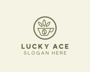 Coffee Bean Leaves logo design