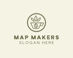 Coffee Bean Leaves logo design