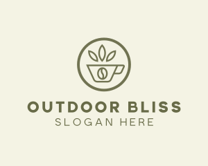 Coffee Bean Leaves logo design